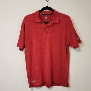 Mens Polo Red Free Country Size Small (but runs big)
